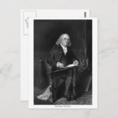 Benjamin Franklin Briefkaart (Voorkant / Achterkant)