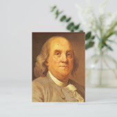 Benjamin Franklin Briefkaart (Staand voorkant)
