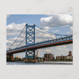 Benjamin Franklin-brug, Philadelphia, PA Briefkaart