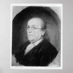BENJAMIN FRANKLIN door Charles Willson Peale Poster