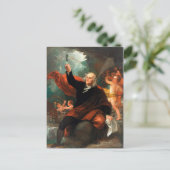 Benjamin Franklin Drawing Electricity uit Sky Briefkaart (Staand voorkant)
