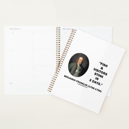 Benjamin Franklin Fish & Visiteurs Puissent En 3 J (Devant avec enveloppe)