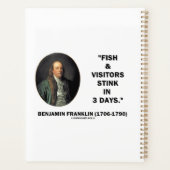 Benjamin Franklin Fish & Visiteurs Puissent En 3 J (Dos)
