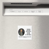 Benjamin Franklin Genius zonder Opleidingscitaat Magneet (Insitu (Vaatwasser))