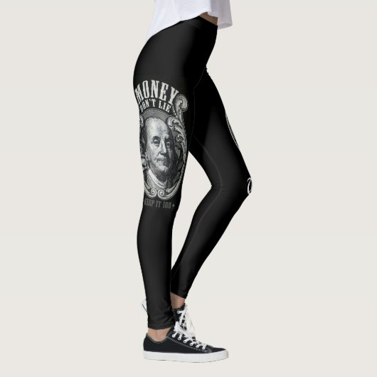Benjamin Franklin hand getekend ontwerp Leggings (Rechts)