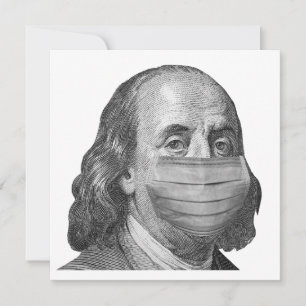 Benjamin Franklin in masker