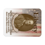 Benjamin Franklin - Liberty Magneet (Horizontaal)