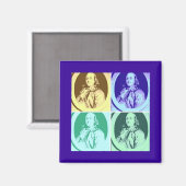 Benjamin Franklin Magneet (Voorkant / Achterkant)