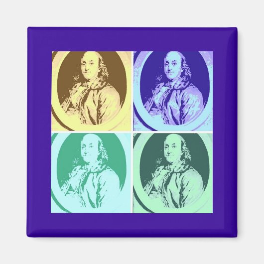 Benjamin Franklin Magneet (Voorkant)