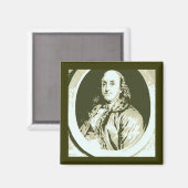 Benjamin Franklin Magneet (Voorkant / Achterkant)
