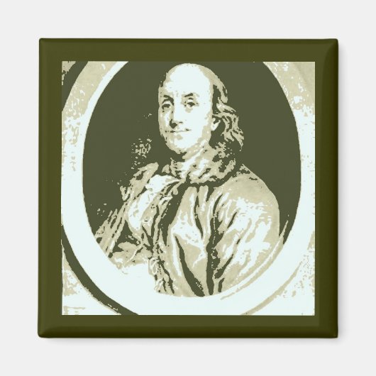 Benjamin Franklin Magneet (Voorkant)