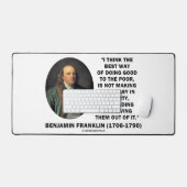 Benjamin Franklin Meilleure Façon De Faire Le Bien (Clavier et souris)