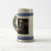 Benjamin Franklin Portrait van David Martin 1767 Bierpul (Voorkant links)