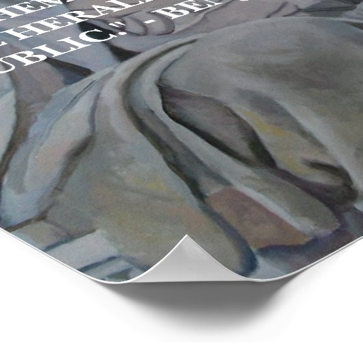 BENJAMIN FRANKLIN - POSTER (Hoek)