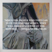 BENJAMIN FRANKLIN - POSTER (Voorkant)