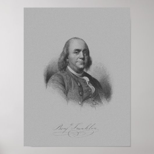 Benjamin Franklin Poster (Voorkant)