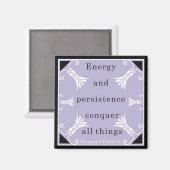 Benjamin Franklin Quote Magnet Magneet (Voorkant / Achterkant)