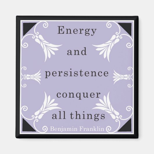 Benjamin Franklin Quote Magnet Magneet (Voorkant)