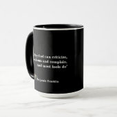 Benjamin Franklin Quote over ontlasting Mok (Voorkant links)