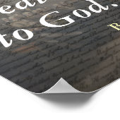 Benjamin Franklin Quote over opstand Poster (Hoek)