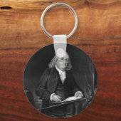 Benjamin Franklin Sleutelhanger (Voorkant)