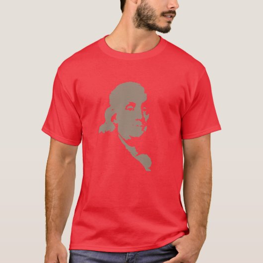 Benjamin Franklin T-shirt (Voorkant)