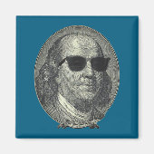 Benjamin Franklin The Benjamin Its All About  Magneet (Voorkant)