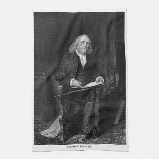 Benjamin Franklin Theedoek (Verticaal)