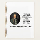 Benjamin Franklin Trois Choses Extrêmement Diffici (Devant)