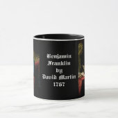 Benjamin Franklin van David Martin 1767 Mok (Midden)