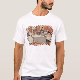 Benjamin Franklin's experimenten met elektriciteit T-shirt