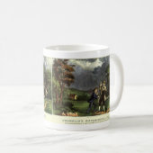 Benjamin Franklin's Lightning and Kite Experiment Koffiemok (Voorkant rechts)