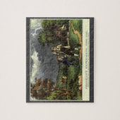 Benjamin Franklin's Lightning and Kite Experiment Legpuzzel (Verticaal)