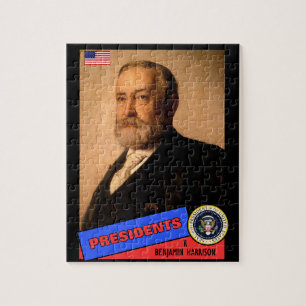 Benjamin Harrison-honkaarten Legpuzzel