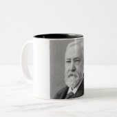 Benjamin Harrison Tweekleurige Koffiemok (Voorkant links)