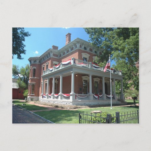 Benjamin Harrison's huis Briefkaart (Voorkant)