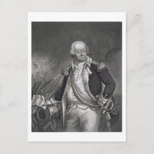 Benjamin Lincoln (1733-1810) (graving) Briefkaart