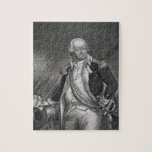 Benjamin Lincoln (1733-1810) (graving) Legpuzzel (Verticaal)