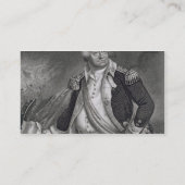 Benjamin Lincoln (1733-1810) (graving) Visitekaartje (Achterkant)