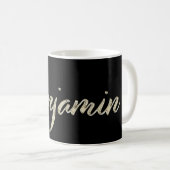 Benjamin Name whitegold Tasse de thé (Devant droit)