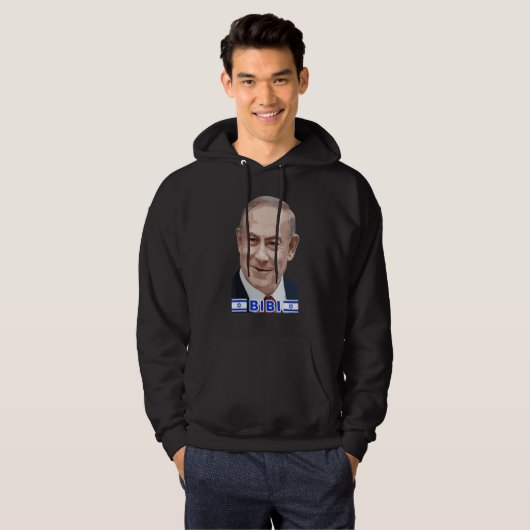 Benjamin Netanyahu   Bibi  Prime Minister of State Hoodie (Voorkant volledig)