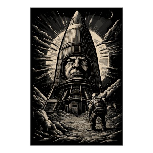 Benjamin Netanyahu Rocket Perfect Poster (Voorkant)