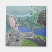 Benjamin P. Rabbit bunny Magnet Magneet (Voorkant)