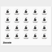 Benjamin Tucker Ronde Sticker (Vel)