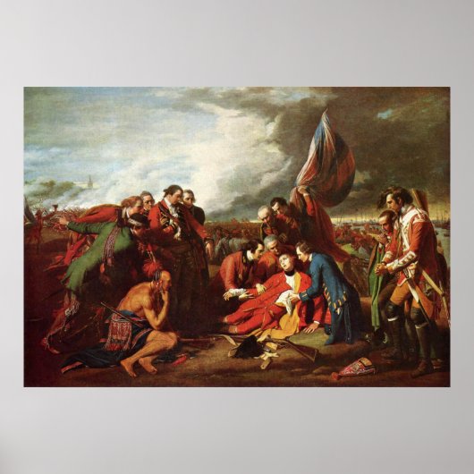 Benjamin West Death of General Wolfe Poster (Voorkant)