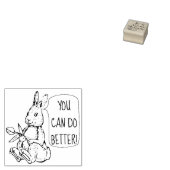 BENJI THE DO BETTER BUNNY RUBBER STEMP 	RUBBERSTEMPEL (Gestempeld)