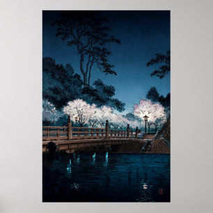 Benkei Bridge door Tsuchiya Koitsu Poster