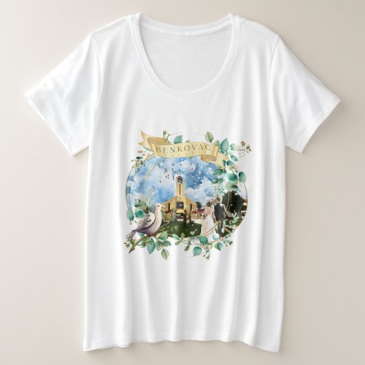 Benkovac Grote Maat T-shirt (Design voorkant)