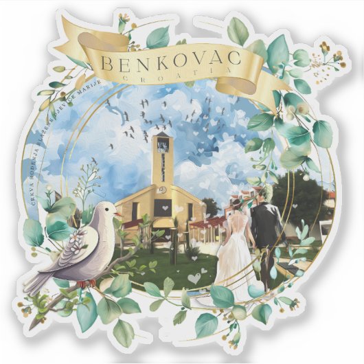 Benkovac Sticker (Voorkant)