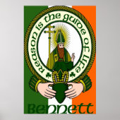 Bennett Clan Motto Poster Print (Voorkant)